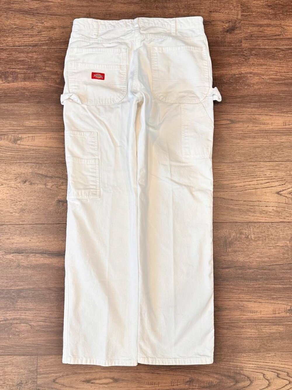 Dickies White Carpenter Pants 34x30 Utility Workwear Jeans painter